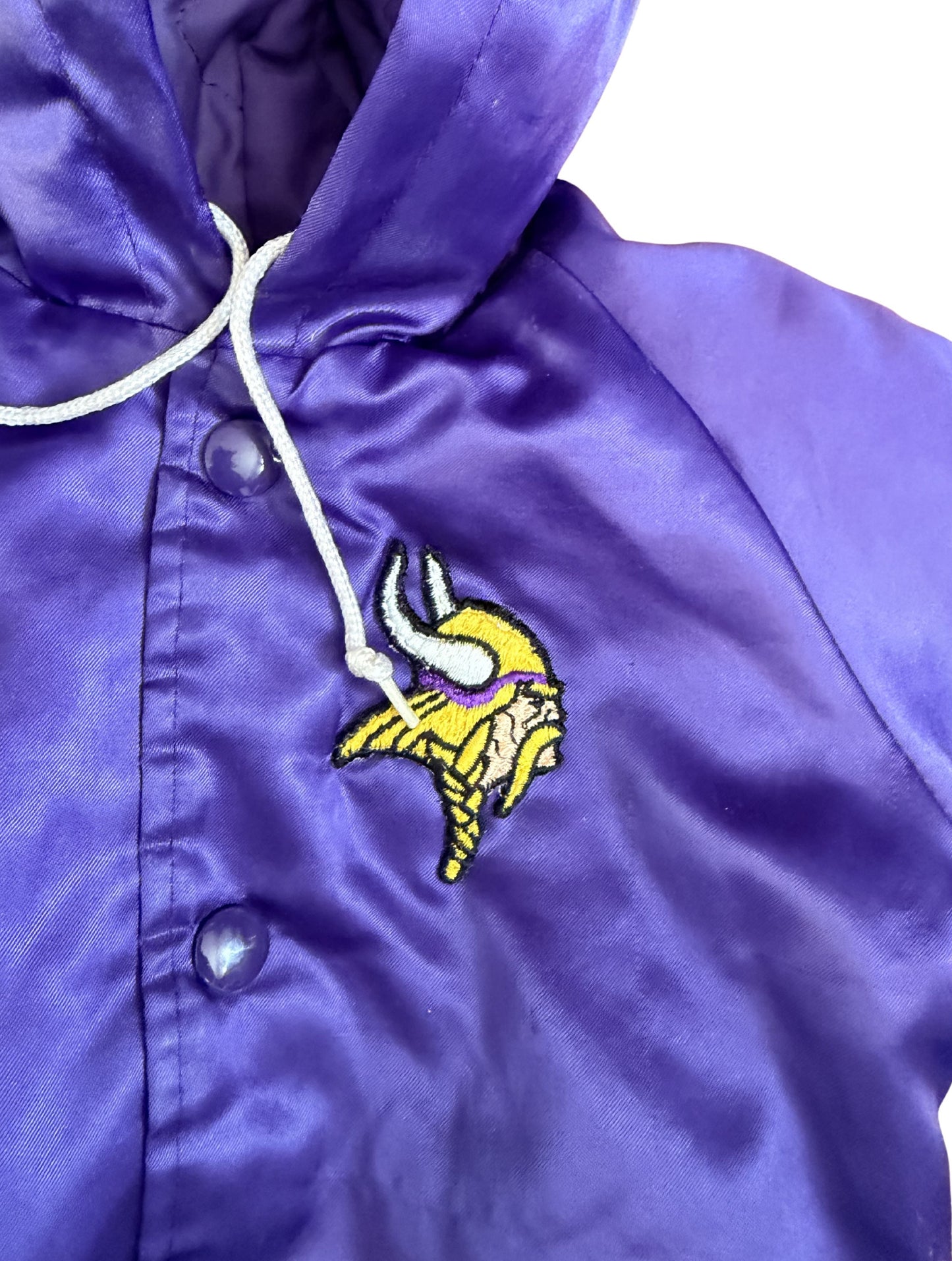 Vintage Chalkline Minnesota Vikings Satin Infant Baby Jacket 2T