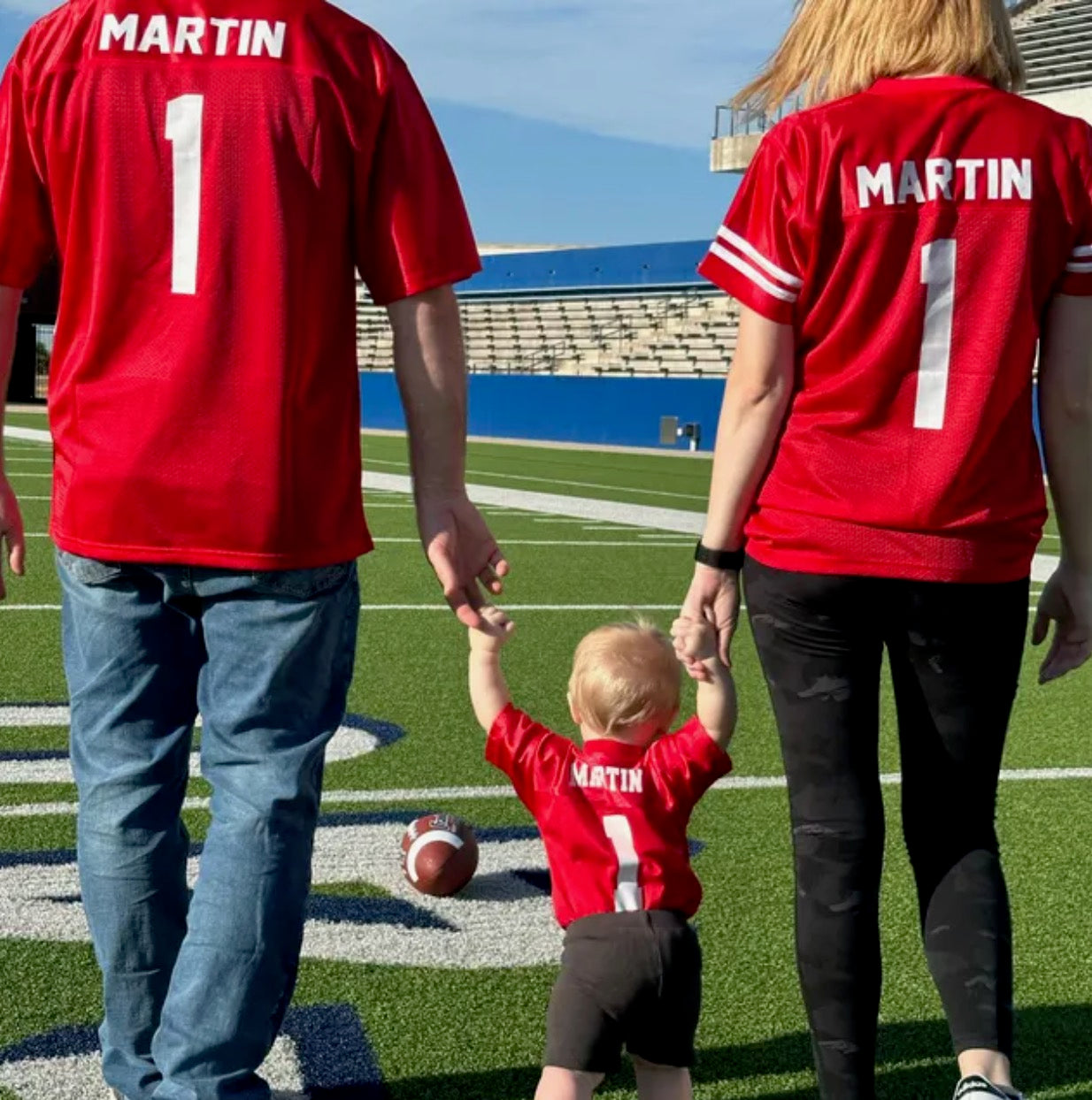 Customized Infant Toddler Baby Youth Football Jersey