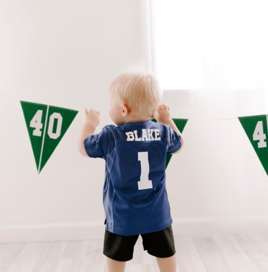 Customized Infant Toddler Baby Youth Football Jersey