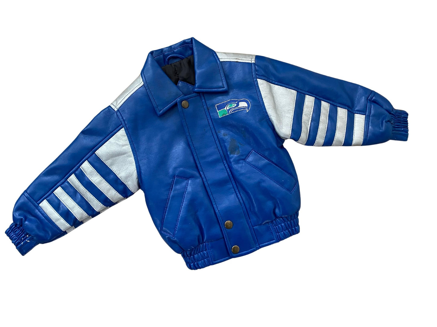 Vintage Seahawks Leather Toddler Jacket