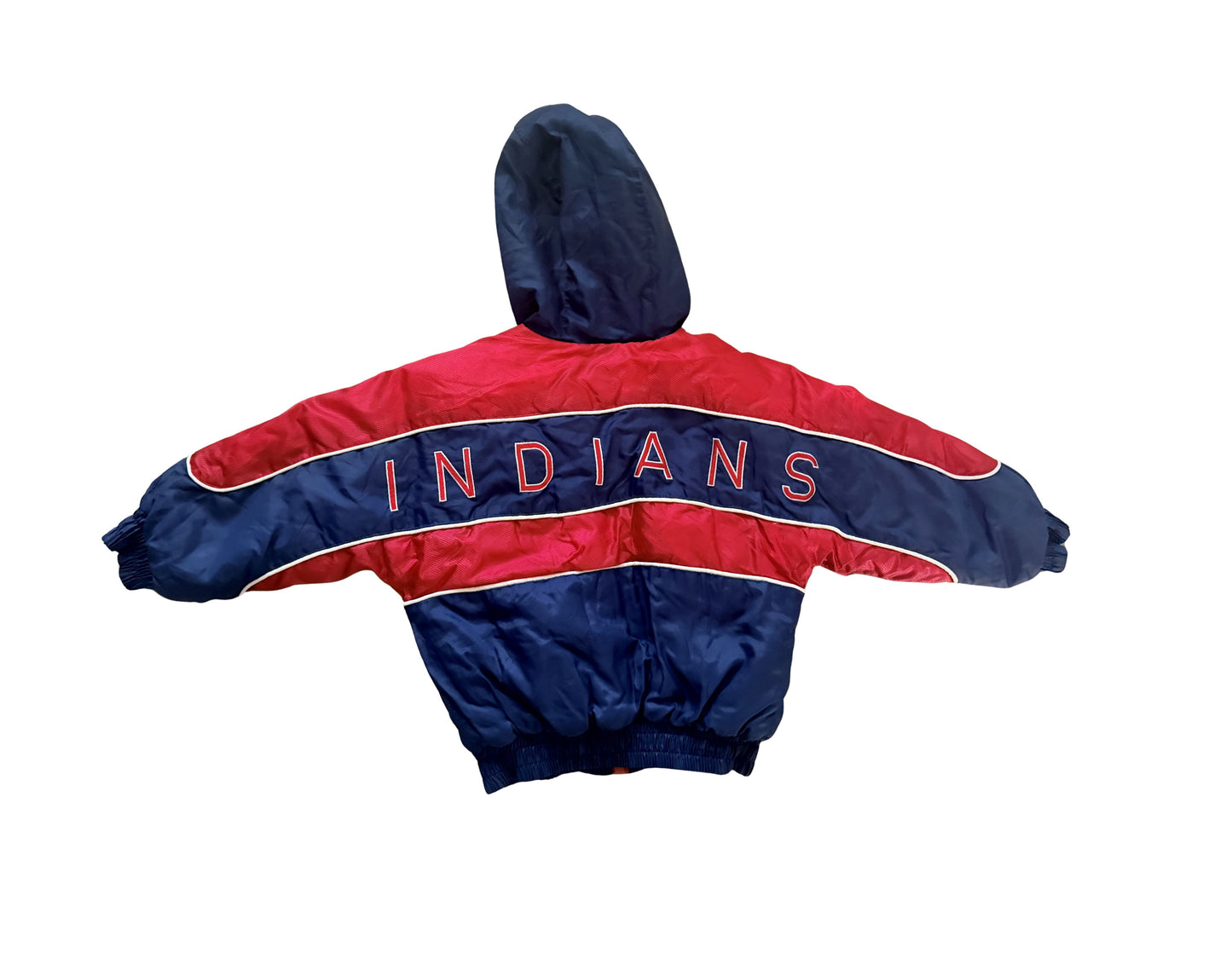 Vintage Cleveland Indians Puffer Jacket Youth Size M 5