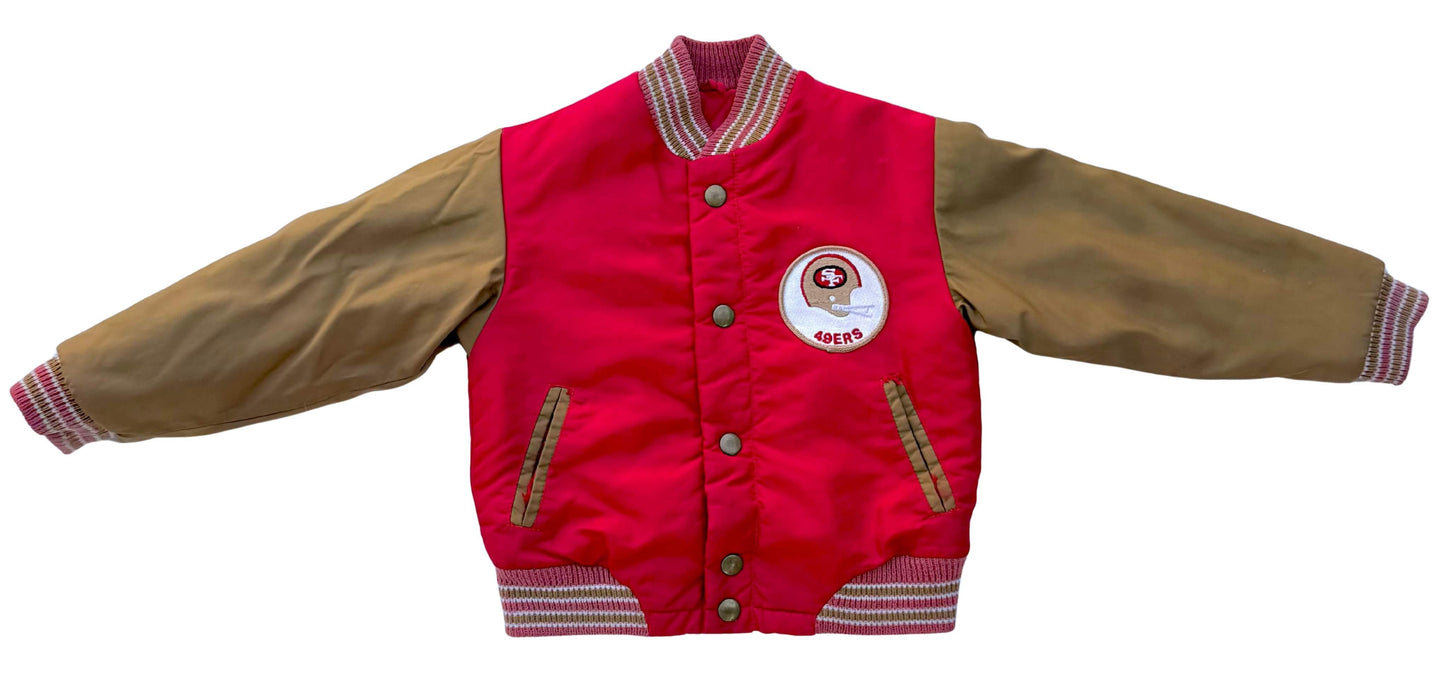 Vintage Stahl Urban San Fransisco 49ers Varsity Jacket Size 5