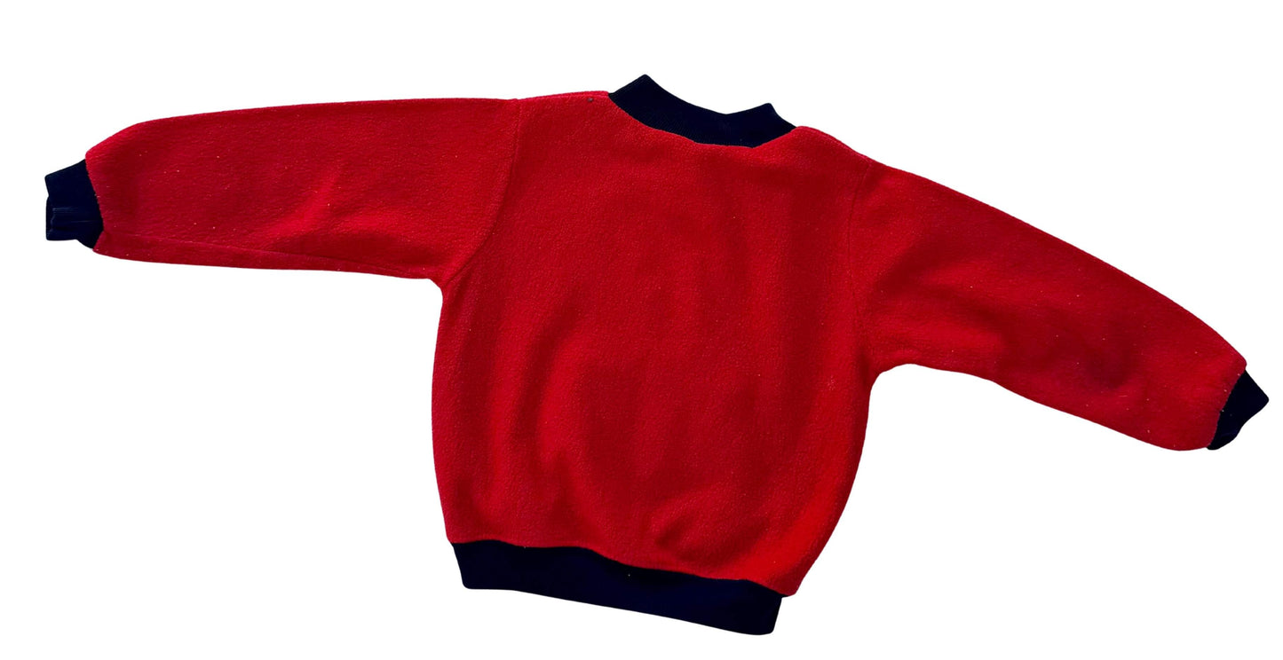 Vintage Mighty Mac Chicago Bulls Pullover Sweatshirt Size 2T