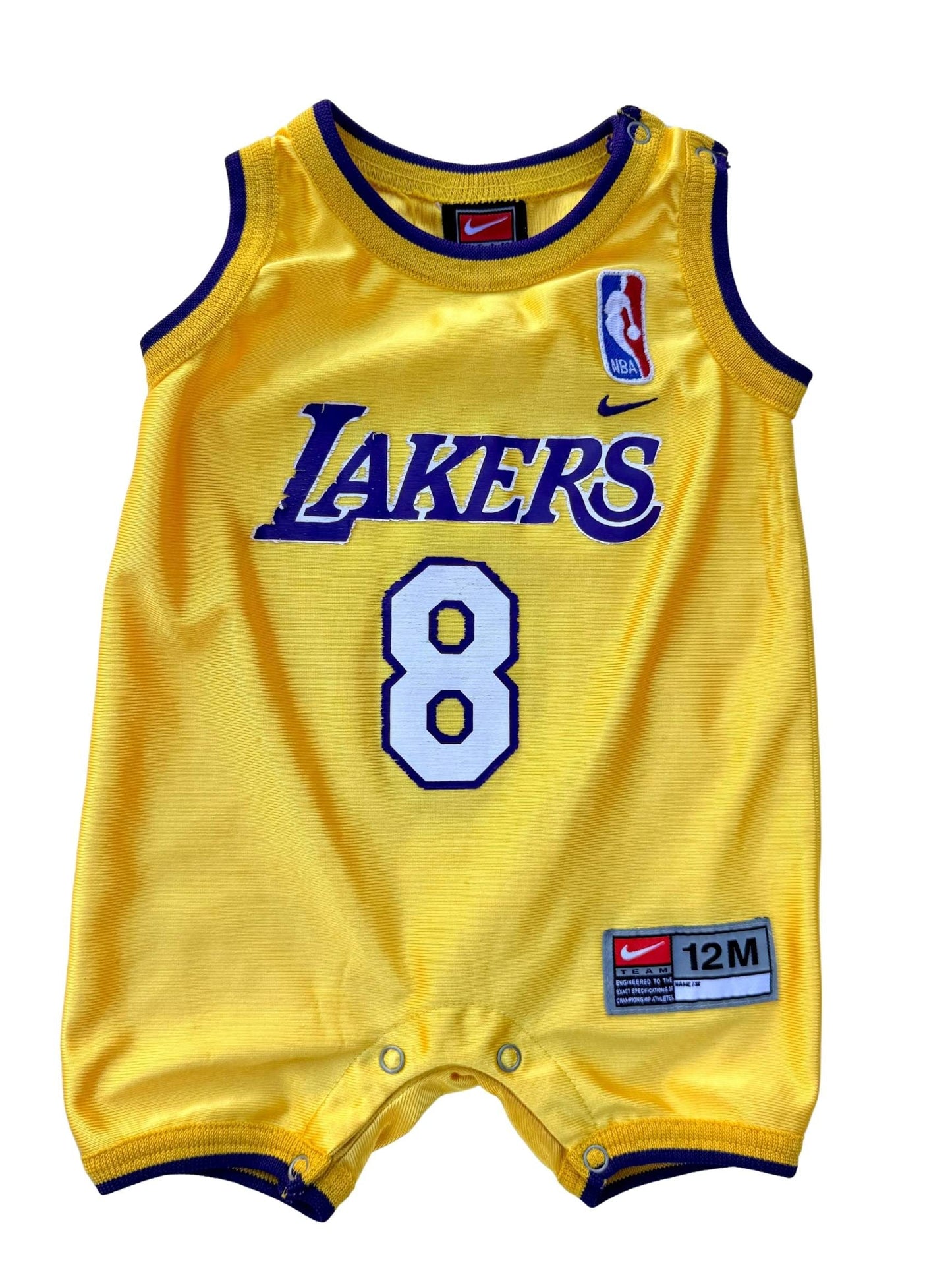 Vintage Lakers Bodysuit Romper Bryant 8 (flawed) 12M
