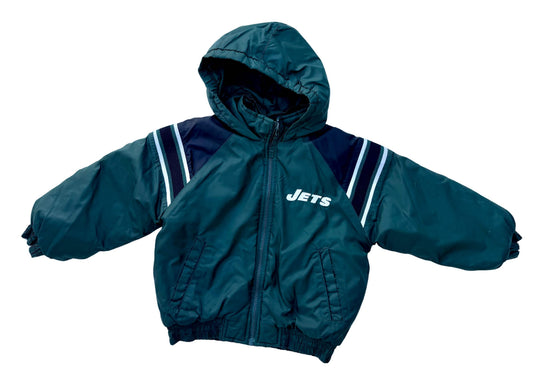 Vintage NFL New York Jets Puffer Jacket Youth M 5/6
