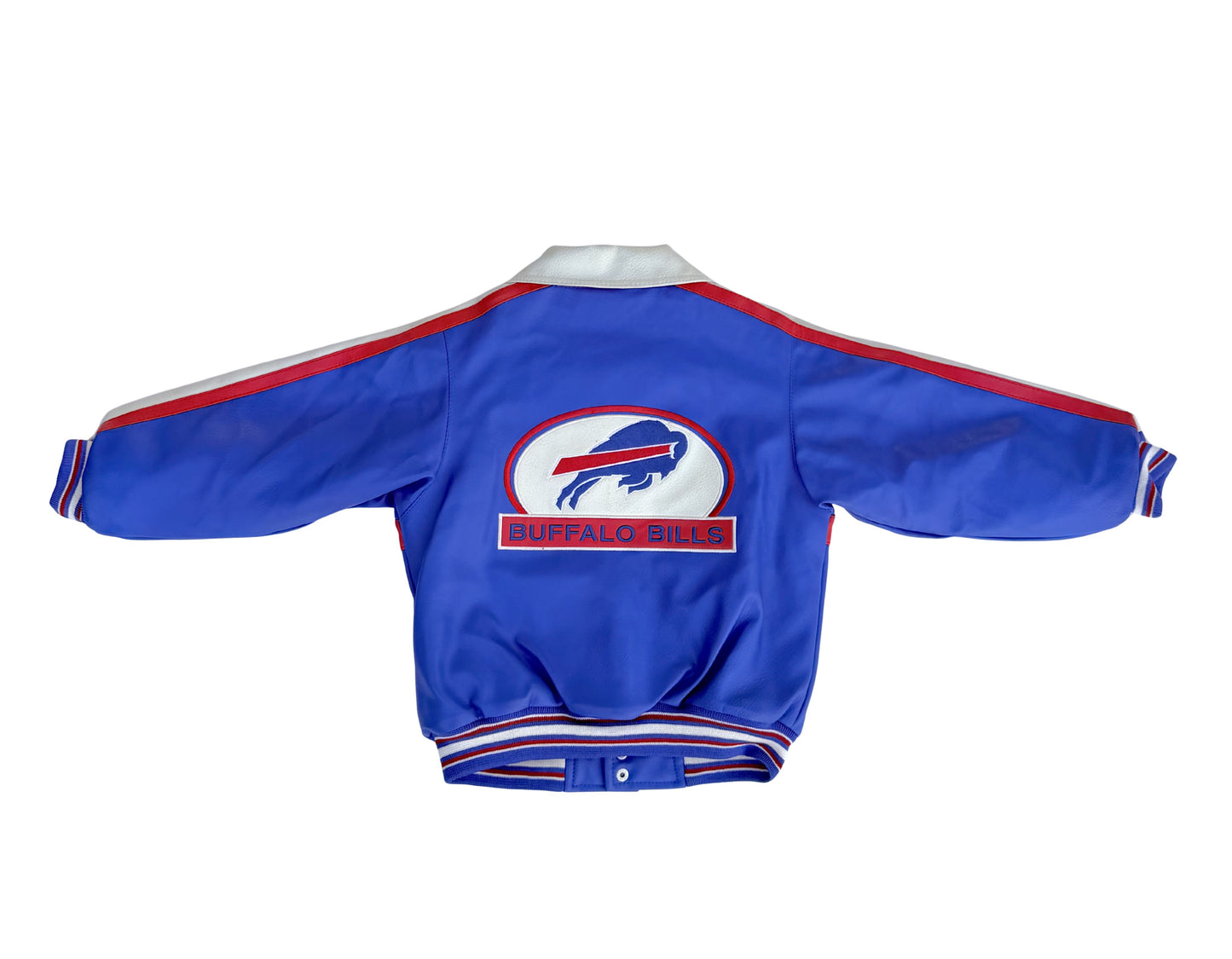 Vintage NFL Buffalo Bills Leather Toddler Kids Jacket