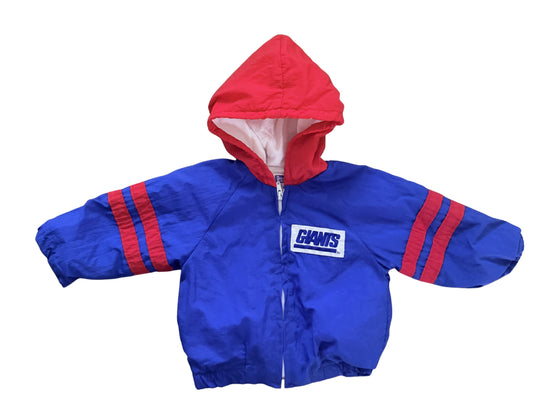 Vintage New York Giants Windbreaker Jacket Baby Infant Size 12M