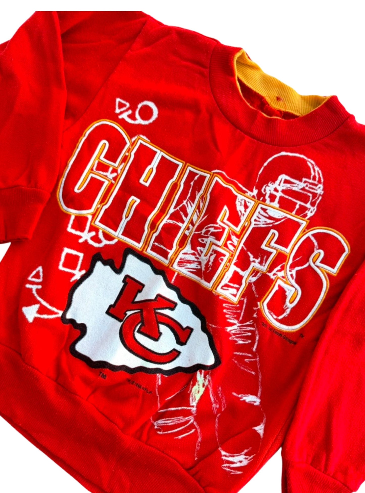 Vintage Kansas City Chiefs Sweatsuit 1995 S Youth Kids