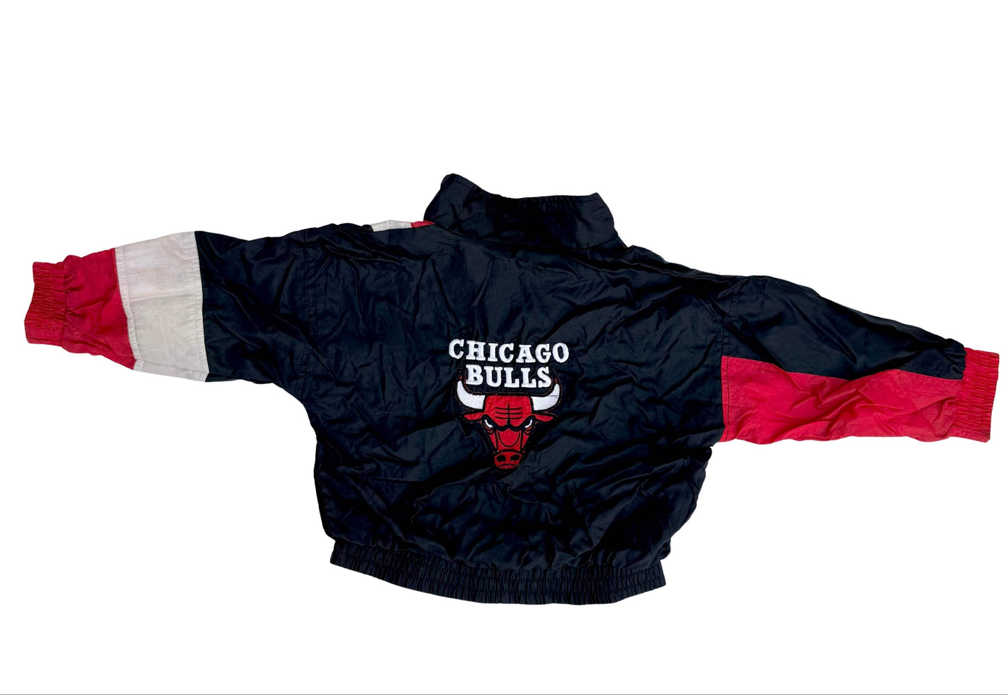 Vintage Spellout Chicago Bulls NBA Windbreaker Jacket Toddler 3T