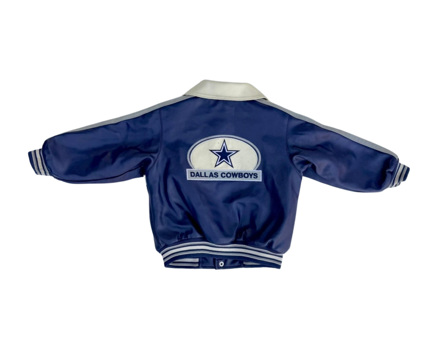 Vintage Dallas Cowboys Leather Jacket Toddler Size 3