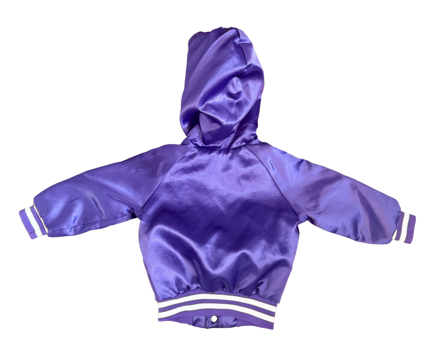 Vintage Chalkline Minnesota Vikings Satin Infant Baby Jacket 2T