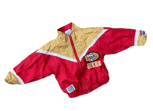 Vintage 49ers Windbreaker Jacket 5 Youth