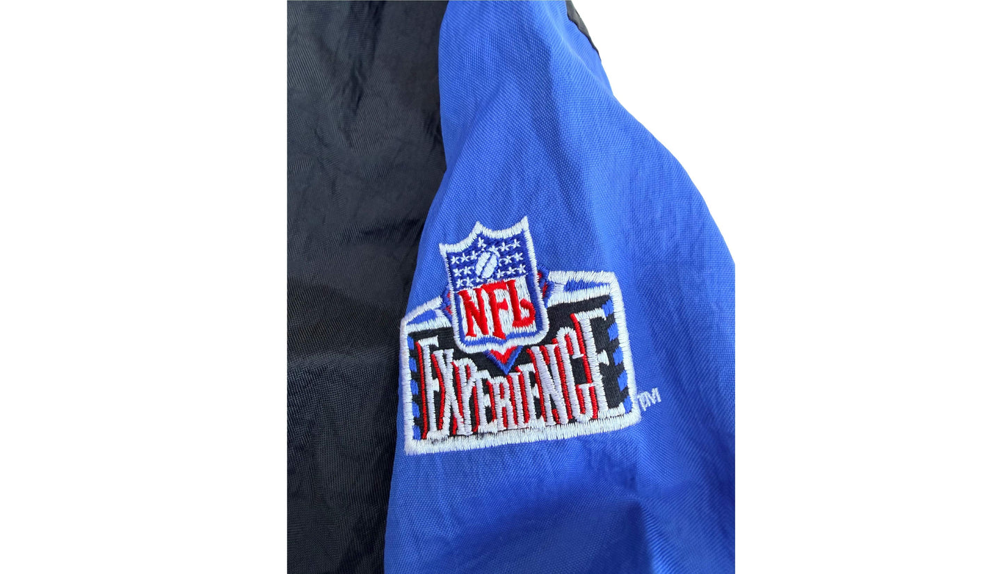 Vintage Carolina Panthers Pullover Henley Windbreaker Jacket Youth M 12/14