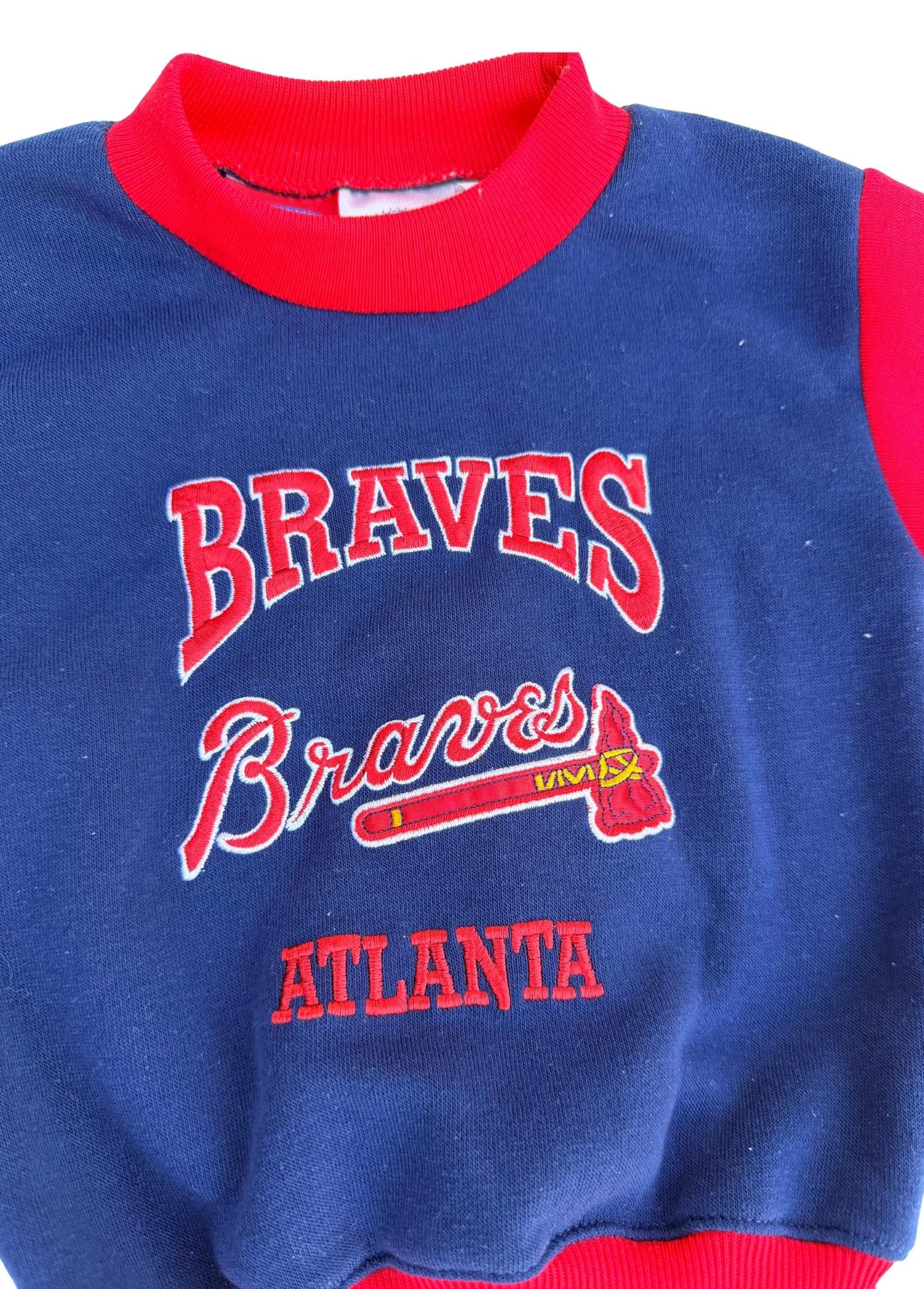 Vintage MLB Atlanta Braves Pullover Infant 18M