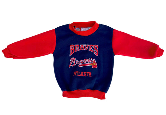 Vintage MLB Atlanta Braves Pullover Infant 18M