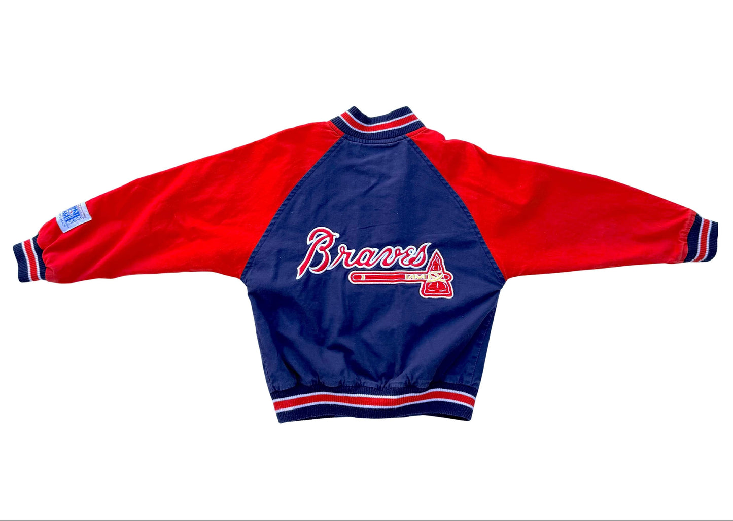 Vintage Braves Rookie League Mighty Mac Varsity Jacket Size 4 Toddler
