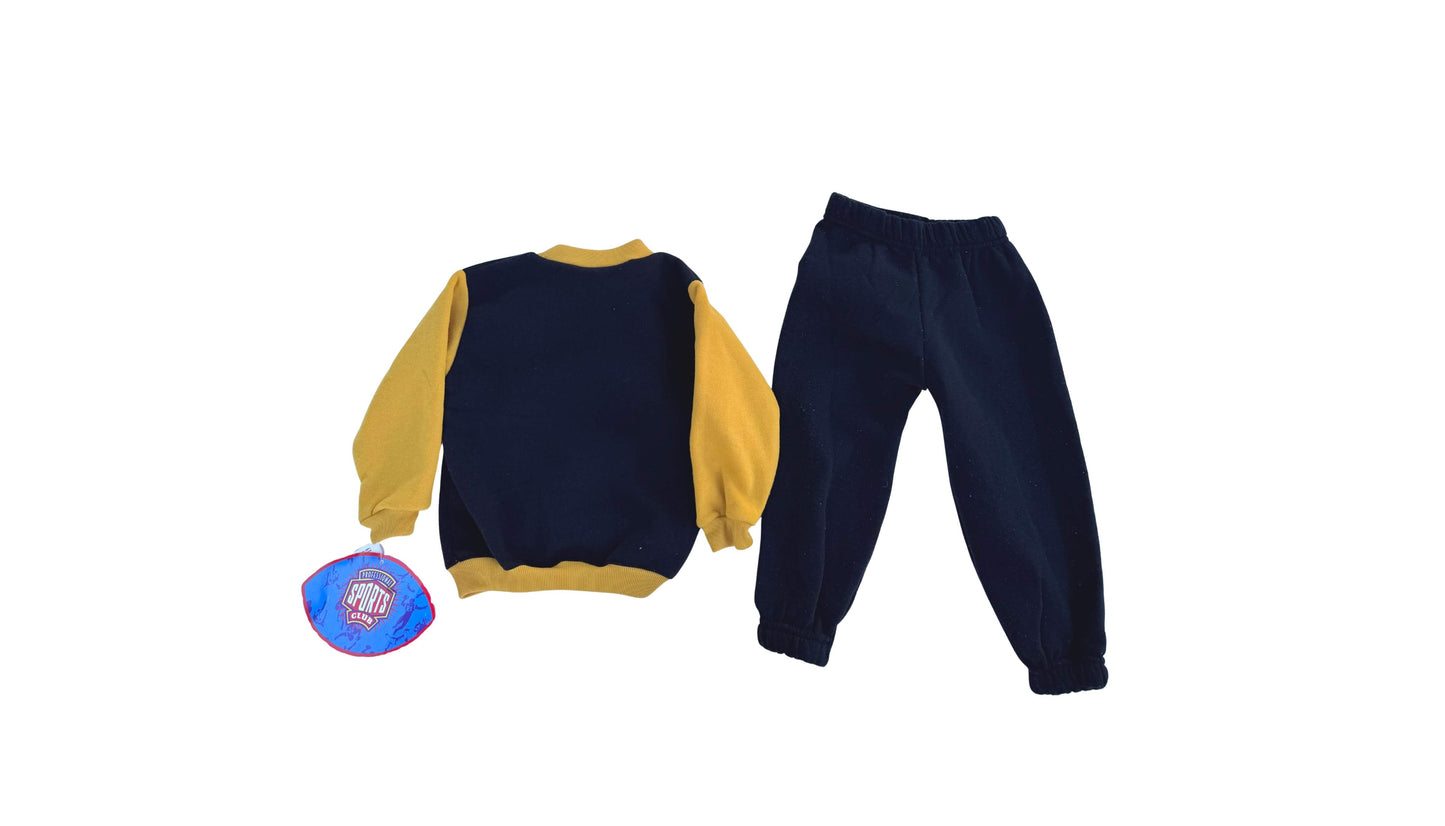 Vintage Deadstock New Orleans Saints NFL Sweatsuit Set Toddler 2T