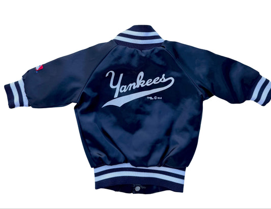 Vintage Chalkline Infant 12M Satin Varsity Jacket