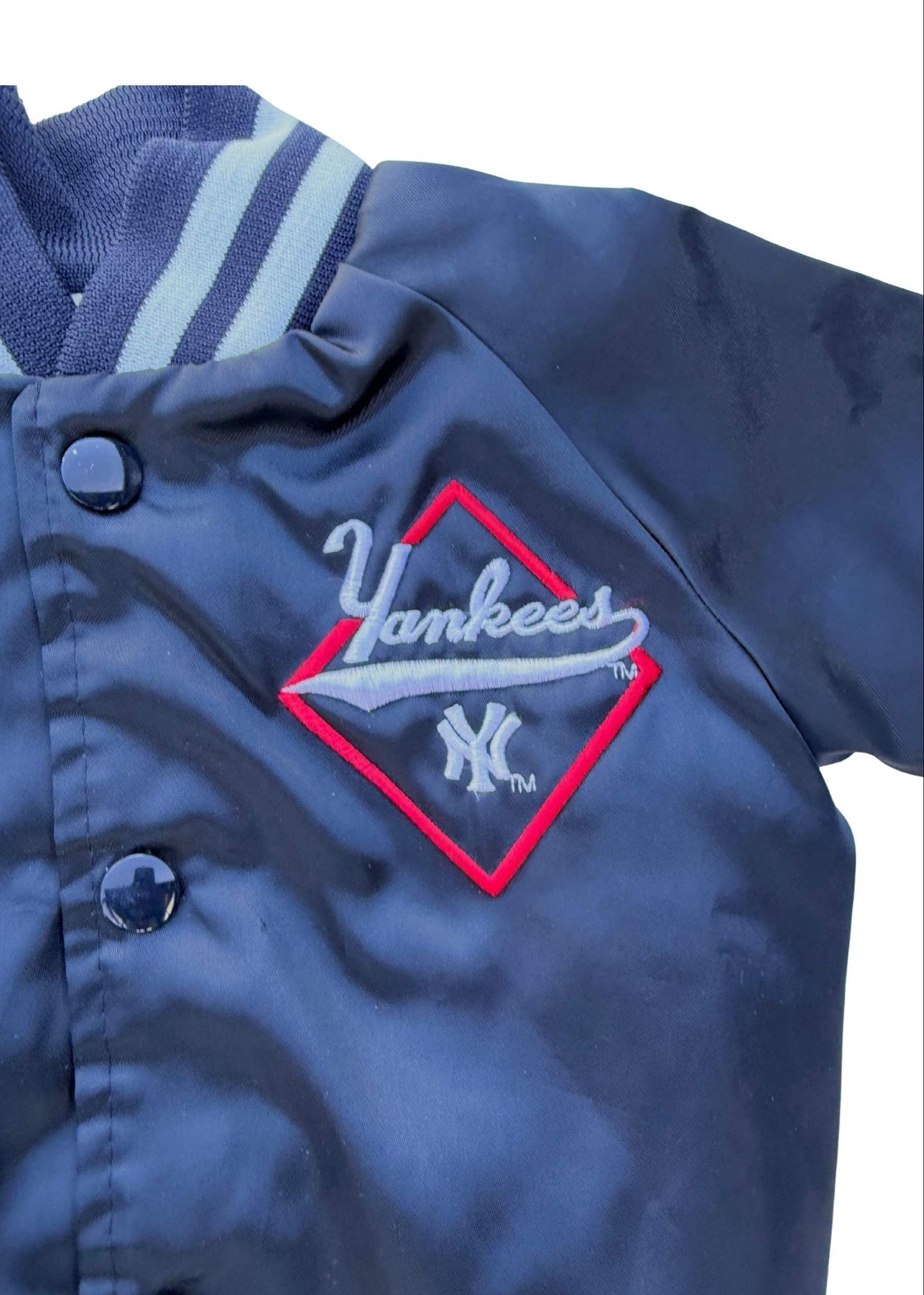 Vintage Chalkline Infant 12M Satin Varsity Jacket