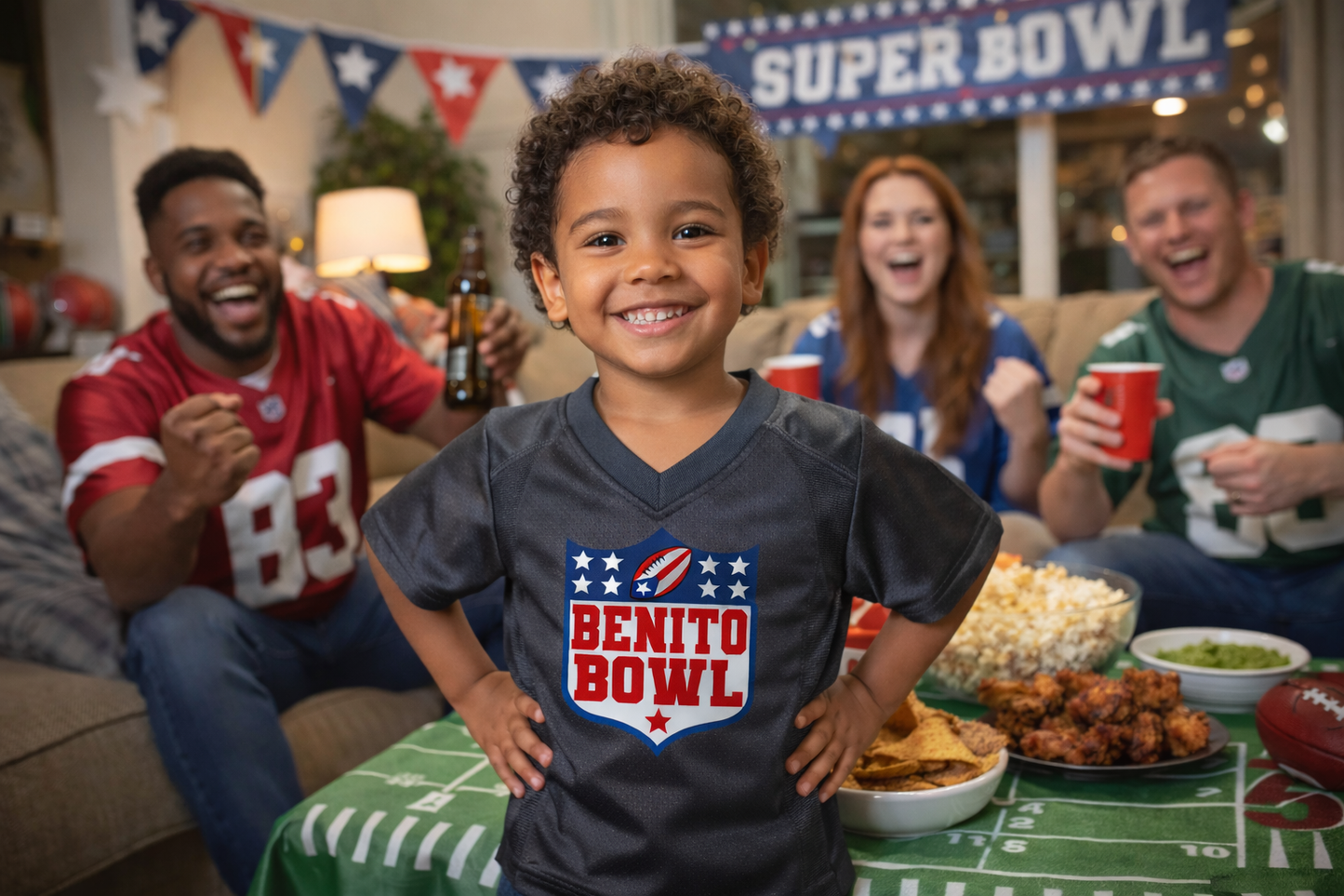 Benito Bowl Superbowl 59 Halftime Gameday Baby Infant Youth Kids Jersey