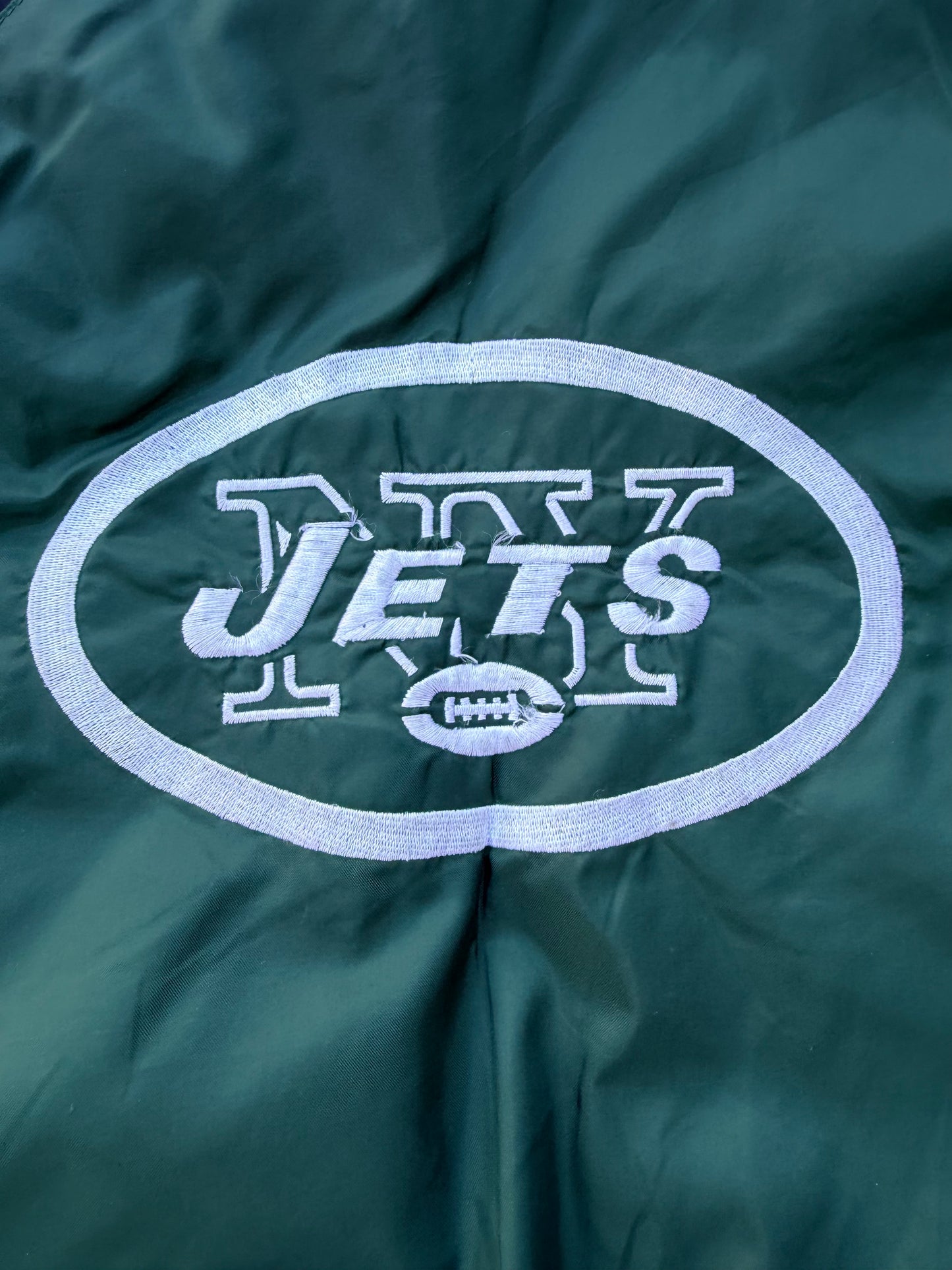 Vintage NFL New York Jets Puffer Jacket Youth M 5/6