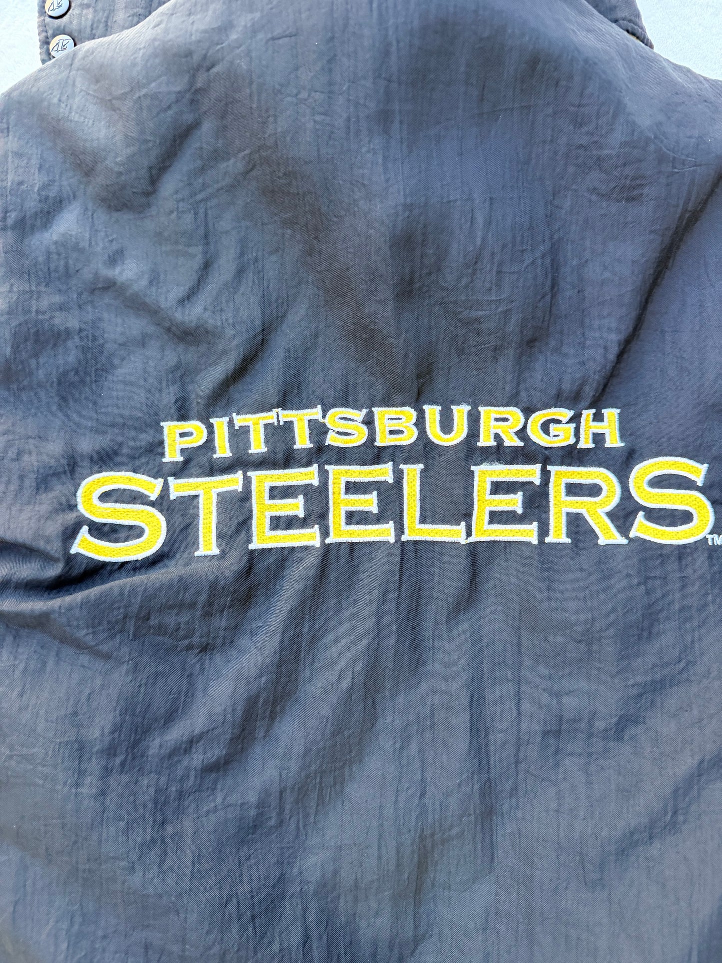 Vintage Pro Line Steelers Youth Puffer Jacket M 10/12