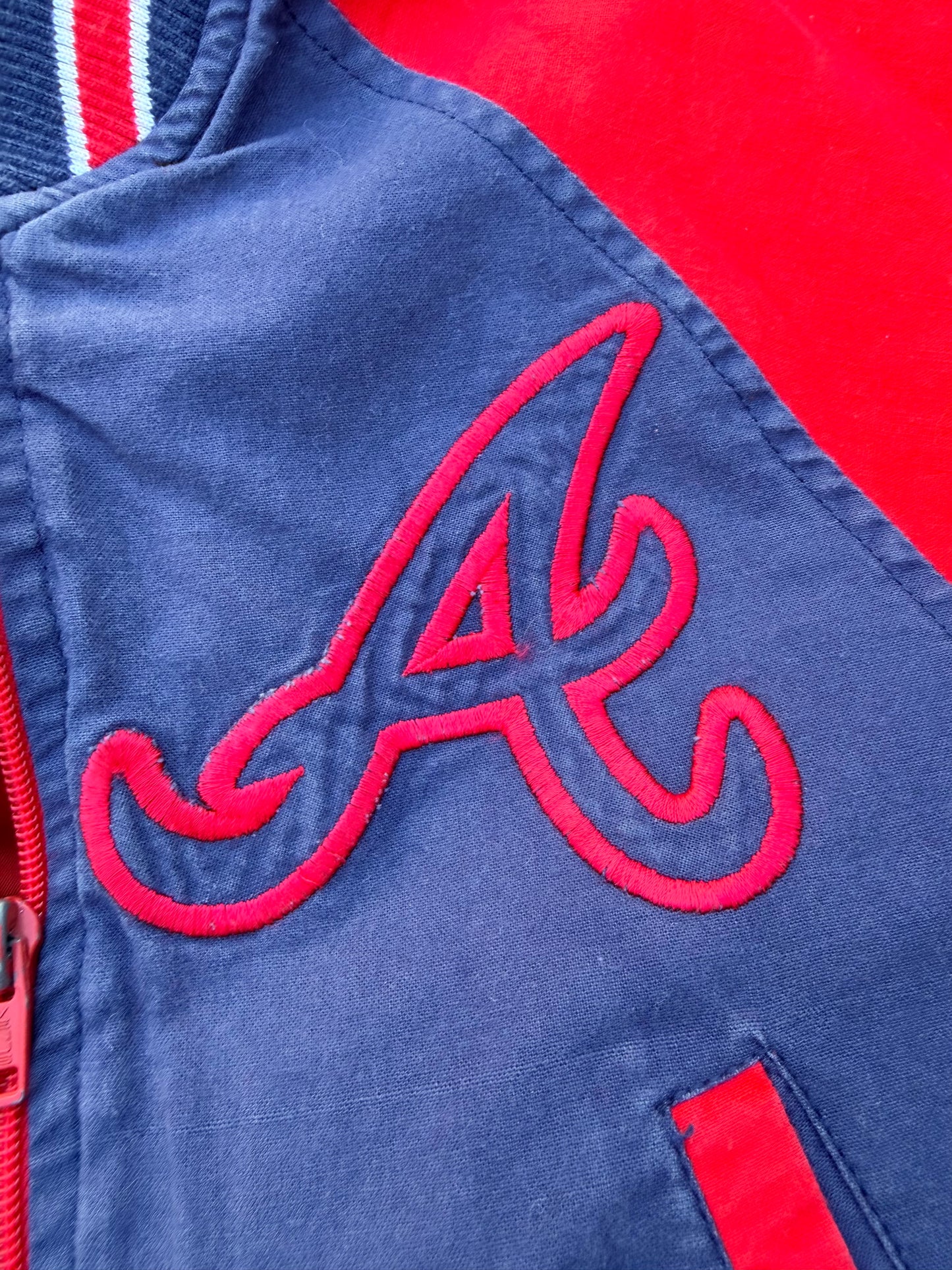 Vintage Braves Rookie League Mighty Mac Varsity Jacket Size 4 Toddler