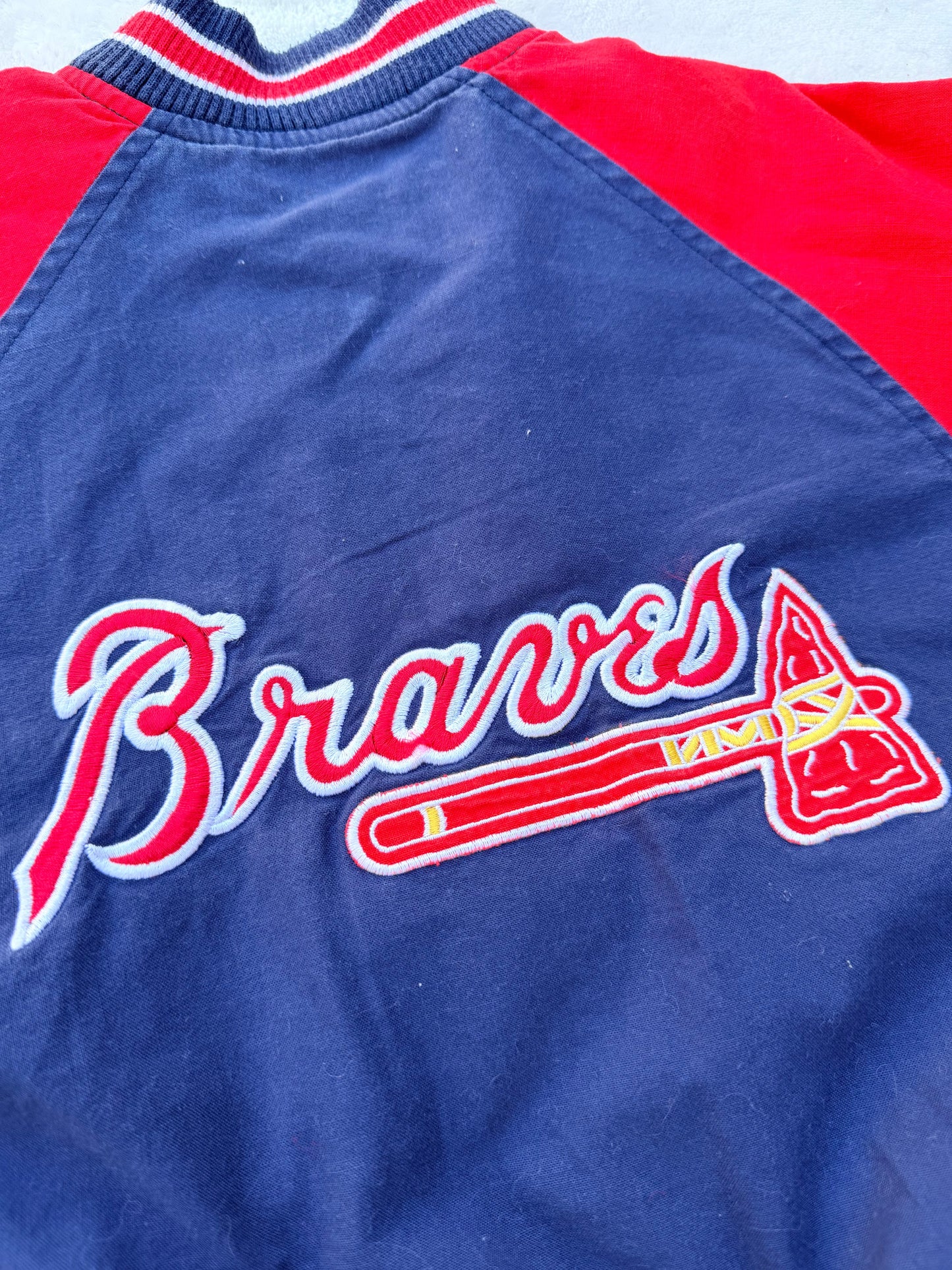 Vintage Braves Rookie League Mighty Mac Varsity Jacket Size 4 Toddler