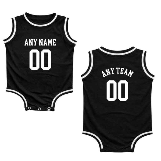 Custom Mini Basketball Baby Jersey Onesie