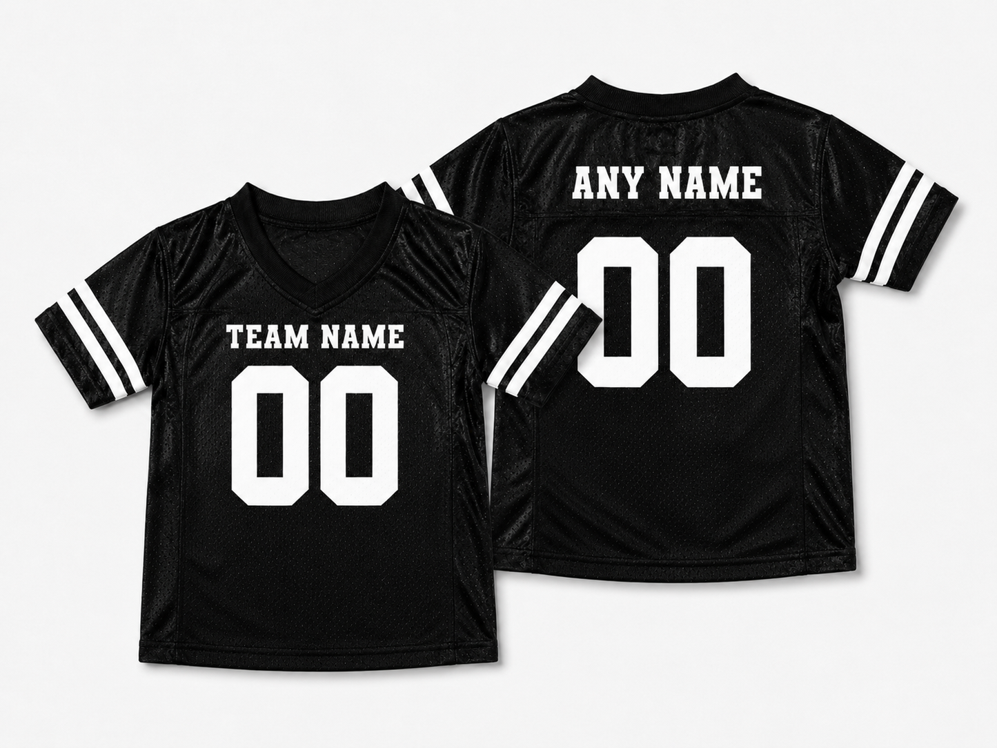 Custom Football Jerseys With Striped sleeves | Personalized Infant to Toddler