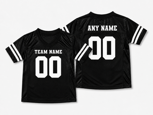 Custom Football Jerseys With Striped sleeves | Personalized Infant to Toddler