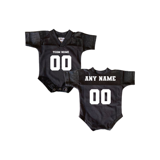 Custom Football  Baby Infant Jersey Onesie Bodysuit