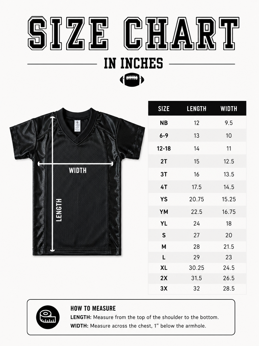 Rookie of the Year Football Jersey | White Game Day Jersey
