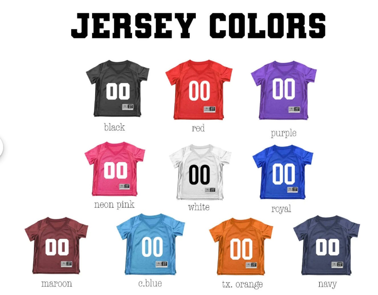 Customized Infant Toddler Baby Youth Football Jersey