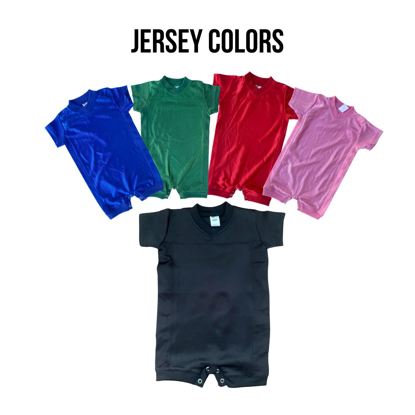 Customized Football MVP First Birthday Romper Jersey