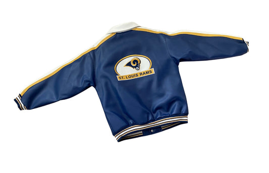 Vintage Rams Leather Jacket Size